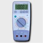 顯 示 器：最大顯示數(shù)1999，字高20mm;可以測(cè)量:直流電壓;交流電壓;直流電流;交流電流;電阻;電容,頻率;溫度,占空比;帶蜂鳴器通斷測(cè)試;二極管測(cè)試;晶體管hFE測(cè)試. 