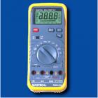 直流電壓； 交流電壓；直流電流；交流電流；電阻;電容；頻率；帶蜂鳴器通斷測試;二極管測試;晶體管hFE測試. RS232C串行通訊接口． 