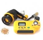 GRN3000 Grainmaster i 糧食谷物溫濕度儀;一個(gè)糧食粉碎機(jī)-壓縮器，可以快速簡(jiǎn)便的測(cè)量樣品的濕度。同時(shí)還可以提供溫度探頭選件(GRN6046)，用于測(cè)量?jī)?chǔ)存的谷物的溫度；草料捆探(GRN6138)，用于測(cè)量草料捆的濕度。