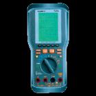 DMM-740A   萬(wàn)用示波表。帶寬：500KHz。取樣率：20M次/秒
 解析度：8Bit。雙通道。最大輸入電壓：1000Vp-p。RS-232C界面供傳輸測(cè)量數(shù)據(jù)及波形 
 
  
 

 