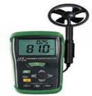 風(fēng)速儀DT-618  31/2數(shù)字液晶顯示屏，量程：0.3-45.0m/s；分辯率：0.1，準(zhǔn)確率：3%，單位可以轉(zhuǎn)換：m/s；Knots；Km/Hr；溫度范圍：0～60℃；分辨率：0.1；精確度：±2℃

