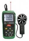 多功能紅外測溫風(fēng)速儀 DT-6203 量程：0.3-30.0m/s；分辯率：0.1，準(zhǔn)確率：3%，單位可以轉(zhuǎn)換：m/s；Knots；Km/Hr；Fr/min；MPH；Air Flow(CFM)；Air Flow(CMM)；溫度范圍：0～60℃；分辨率：0.1；精確度：±2℃ 