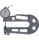 J-A 針盤式厚度計(jì) .最小讀數(shù):0.01mm.測定范圍:0-20mm.測定喉深:150mm.測鉆樣式:?10mm平面