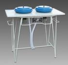 P-2  試樣拋光機(jī)  電動機(jī)功率：180w.拋盤直徑：200mm.電源：380v 50Hz.轉(zhuǎn)速：1400r/min或900r/min(定制）.外型尺寸：900x500x915mm.主要附件：拋光織物2片
