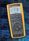 Fluke 287 真有效值電子記錄多用表  超大 50,000 計數(shù)、? VGA 顯示屏，具有白色背光。 同時可以顯示多組測量信息。可以測量高達 10A 的電流（20 A，持續(xù) 30 秒；10A，連續(xù)測量） 100 mF 電容量程   溫度功能

