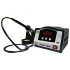 

1. 采用電磁式發(fā)熱芯，高頻渦流加熱，升溫迅速，從室溫至350℃只需20秒，測溫靈敏，回溫迅速。

2.發(fā)熱芯與烙鐵頭分體設(shè)計(jì)，焊咀與國際品牌相同，節(jié)省使用成本，更換方便。

3.控溫精確、穩(wěn)定，LED顯示直觀、方便。

4.密碼鎖定功能，防止操作人員誤調(diào)溫度，管理簡單。

5.數(shù)字式校溫，校正準(zhǔn)確。

6.自動休眠功能，非常節(jié)約能源，任意操作喚醒，使用方便。 

7.故障自我檢測功能，維護(hù)方便。防靜電設(shè)計(jì)

