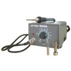 ·采用不銹鋼體發(fā)熱芯，與傳統(tǒng)陶瓷發(fā)熱芯比，延長發(fā)熱芯壽命，測溫頭與烙鐵頭緊密接觸，測溫靈敏，回溫迅速。

·發(fā)熱芯與烙鐵頭分體設(shè)計，焊咀與國際品牌相同，比一體化發(fā)熱體大大節(jié)省了使用成本，烙鐵頭更換方便。

·27V低壓輸出，穩(wěn)定的接地阻抗，絕對能夠保護敏感元件及工作人員的安全。

·手柄設(shè)計輕巧，適合長時間使用。

·特別適用于SMD元件的手工貼裝、返修和普通直插式元器件的焊接，以及其他不同工藝要求的焊接工作。

·溫度鎖定（機械式），防止操作人員誤調(diào)溫度。

