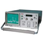       頻譜分析儀通常顯示沒有處理過的原信號的信息，電壓、功率、周期、波形、邊帶和頻率的譜波失真，雙音交調(diào)失真和雜波探測。很好的對遙控器、對講機、測量發(fā)射接收機、無繩電話測量進行分析。還可廣泛用應(yīng)于教學、科研。安泰信頻譜分析儀能真正看到電信

（如射頻脈沖信號）用傅利葉級數(shù)展開出來的圖像，教學上更容易理解，科研上更清楚。
