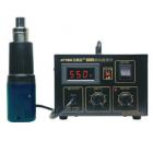 ·采用LED顯示指示溫度、控溫精確、使操作更方便

·升溫迅速，2至3秒可達到設(shè)定溫度

·采用柔和旋轉(zhuǎn)風(fēng)、均勻加熱，更好保護元器件

·出風(fēng)柔和，溫度均勻

·吹、焊帶塑料的元器件不易變形，吹屏蔽盒不變色、快捷方便

·完美的待機節(jié)電功能

·放靜電設(shè)計，防止因靜電及漏電而損壞PCB板
