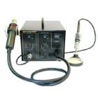 ·AT8502是二合一維修系統(tǒng)，能應(yīng)付各種焊接需要，能發(fā)揮全面維修功能，各功能均可獨立使用。

·采用防靜電設(shè)計，防止因靜電及漏電而損壞PCB板。

·傳感器閉合回路控制，升溫迅速，溫度精確穩(wěn)定，可安全拆焊QFP、PLCC、SOP、BGA等對溫度敏感的元器件。

·智能冷卻系統(tǒng)，工作完畢關(guān)機后延時送風(fēng)，風(fēng)溫低于100℃后自動切斷電源。

·采用原裝進口發(fā)熱絲，壽命超長。

·采用原裝進口氣泵、低振動、無噪音設(shè)計、保持工作環(huán)境的清靜。
