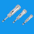 性能：
ANY型預(yù)置式扭矩起子是研制的適用于汽車(chē)、摩托車(chē)、機(jī)械制造、電子等行業(yè)，及專業(yè)檢測(cè)行業(yè)的新型產(chǎn)品，主要用于扭力適中的零部件的旋緊和旋緊力的檢測(cè)，易于手握作業(yè)，使用方便、清晰度維持時(shí)間久。是成臺(tái)設(shè)備的組裝維修及旋緊部件性能檢測(cè)的工具。
