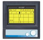 AX100P是基于微電腦技術(shù)的高智能化，高可靠性，具有優(yōu)盤轉(zhuǎn)儲功能的Ph/ORP記錄儀，點(diǎn)陣液晶屏顯示，全中文操作菜單，可顯示實(shí)時曲線，歷史曲線。能同時精確測量和控制pH值或ORP值、溫度。具有在線標(biāo)定，電極自動診斷，溫度補(bǔ)償功能?？蓱?yīng)用于電廠、石化、生化制藥、環(huán)保、冶金、水處理等行業(yè)。
